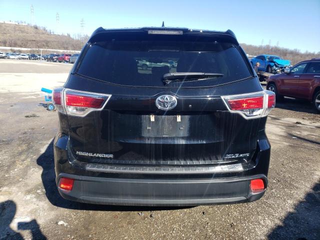 5TDJKRFH2GS503410 - 2016 TOYOTA HIGHLANDER XLE BLACK photo 6