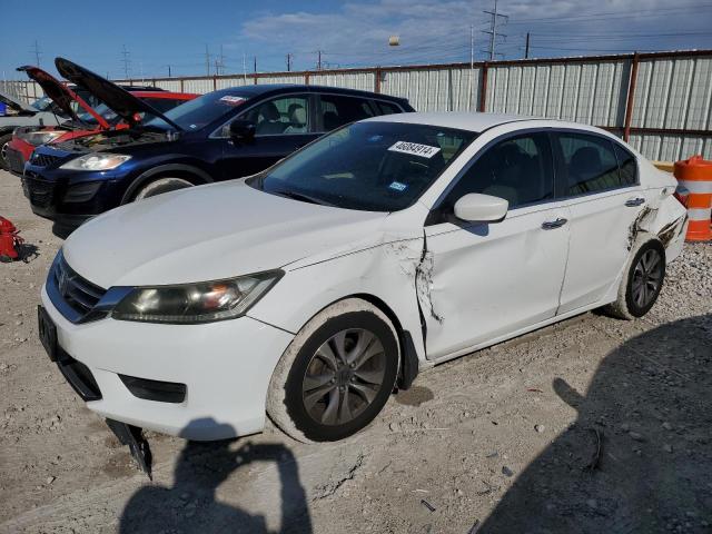 1HGCR2F38EA125573 - 2014 HONDA ACCORD LX WHITE photo 1