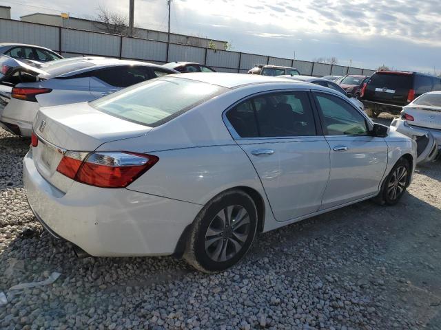 1HGCR2F38EA125573 - 2014 HONDA ACCORD LX WHITE photo 3