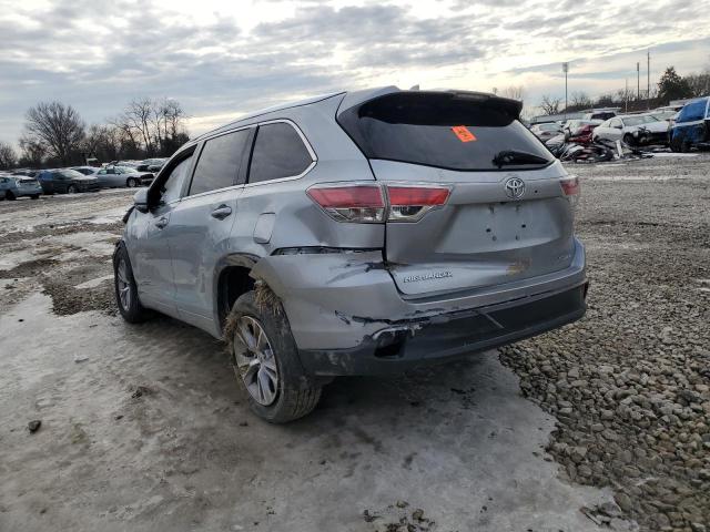 5TDJKRFH6ES046968 - 2014 TOYOTA HIGHLANDER XLE 银色 照片 2
