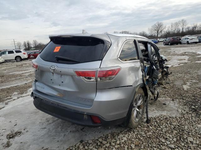 5TDJKRFH6ES046968 - 2014 TOYOTA HIGHLANDER XLE 银色 照片 3