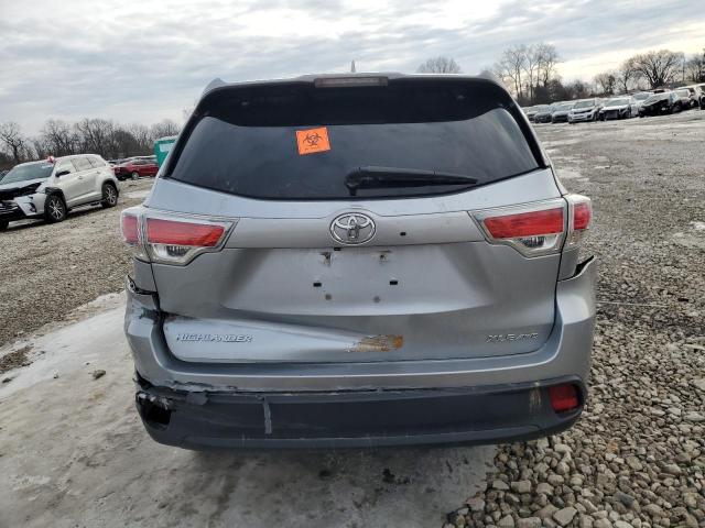 5TDJKRFH6ES046968 - 2014 TOYOTA HIGHLANDER XLE 银色 照片 6