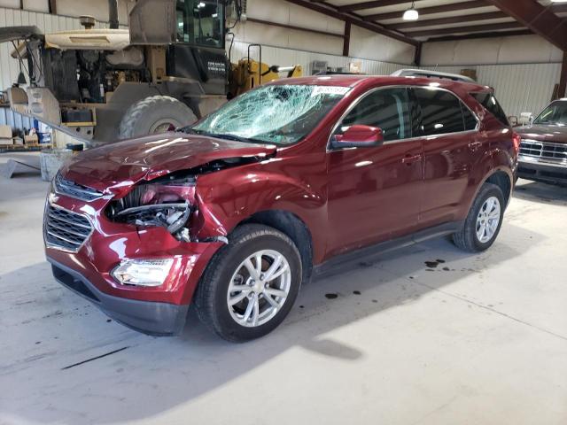 2GNALCEK5H1526025 - 2017 CHEVROLET EQUINOX LT BURGUNDY photo 1