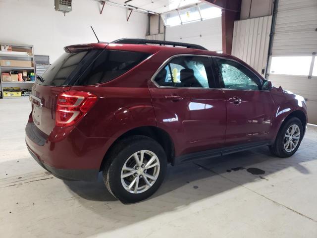 2GNALCEK5H1526025 - 2017 CHEVROLET EQUINOX LT BURGUNDY photo 3