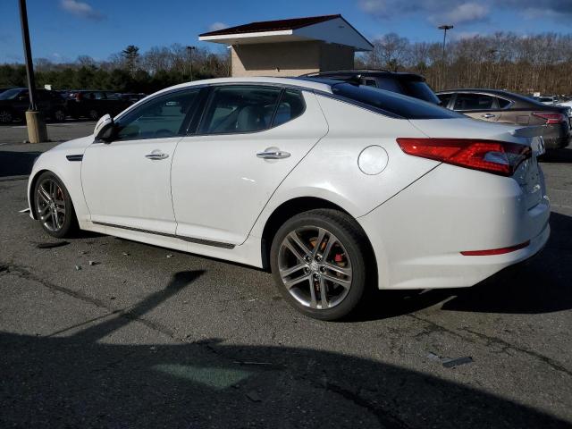 5XXGR4A63DG199516 - 2013 KIA OPTIMA SX WHITE photo 2