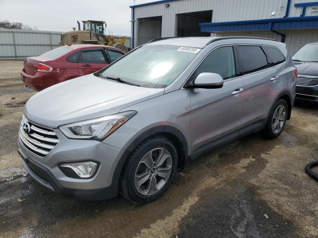 KM8SMDHF6EU043122 - 2014 HYUNDAI SANTA FE GLS SILVER photo 1