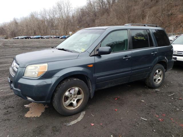 2HKYF18616H563523 - 2006 HONDA PILOT EX GRAY photo 1