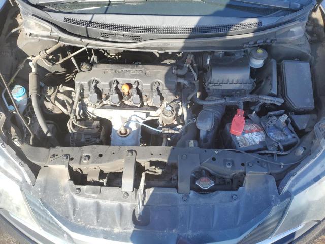 2HGFG3B98FH002345 - 2015 HONDA CIVIC EXL შავი ფოტო 11