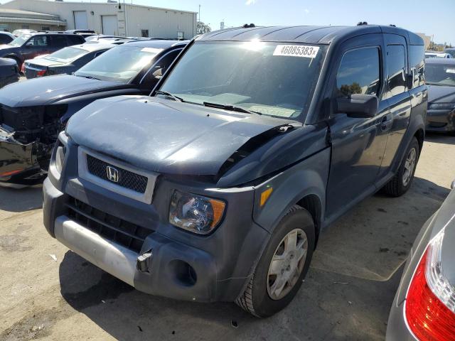 5J6YH28356L021286 - 2006 HONDA ELEMENT LX BLUE photo 1