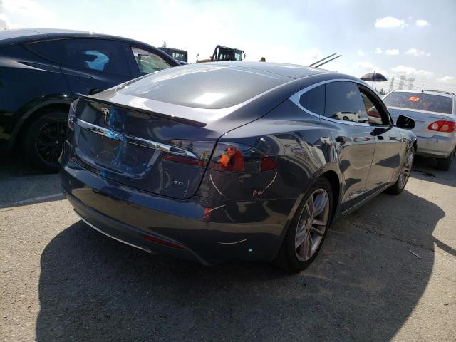 5YJSA1E16FF118612 - 2015 TESLA MODEL S Մոխրագույն լուսանկար 3