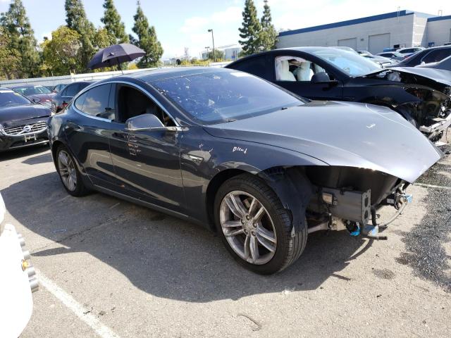 5YJSA1E16FF118612 - 2015 TESLA MODEL S Մոխրագույն լուսանկար 4