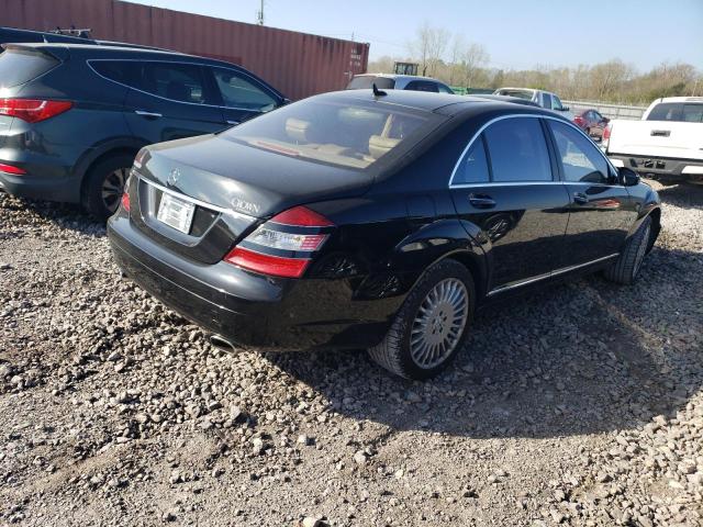 WDDNG76X07A105274 - 2007 MERCEDES-BENZ S 600 BLACK photo 3