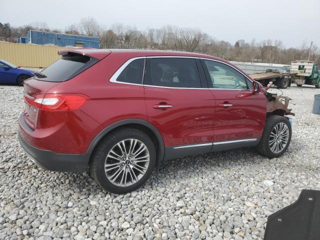 2LMPJ8LRXHBL34857 - 2017 LINCOLN MKX RESERVE MAROON photo 3