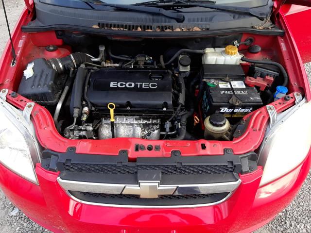 KL1TD56E79B641334 - 2009 CHEVROLET AVEO LS 红色 照片 11