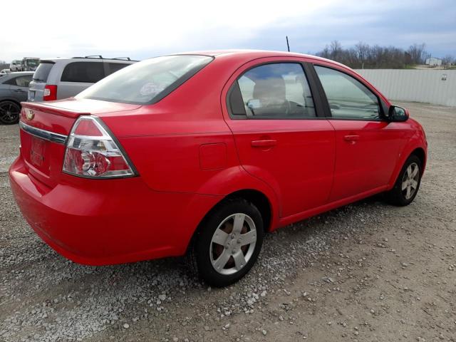 KL1TD56E79B641334 - 2009 CHEVROLET AVEO LS 红色 照片 3