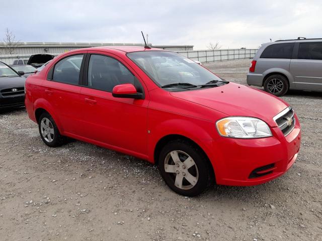 KL1TD56E79B641334 - 2009 CHEVROLET AVEO LS 红色 照片 4
