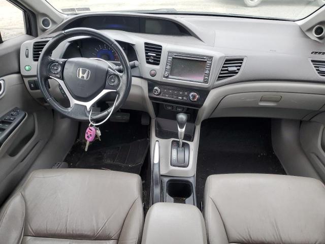19XFB2F92CE317103 - 2012 HONDA CIVIC EXL შავი ფოტო 8