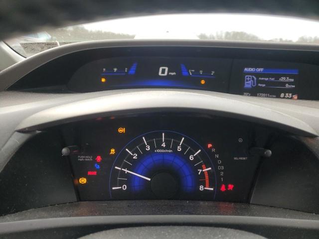 19XFB2F92CE317103 - 2012 HONDA CIVIC EXL შავი ფოტო 9