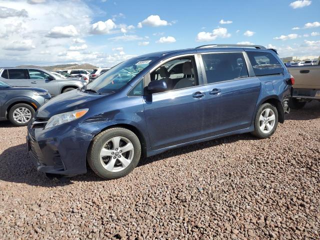 5TDKZ3DC1KS009276 - 2019 TOYOTA SIENNA LE BLUE photo 1