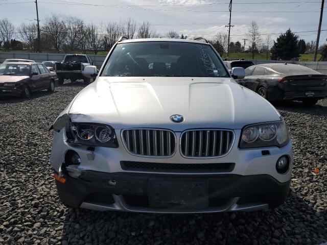 WBXPC93418WJ22967 - 2008 BMW X3 3.0SI SILVER photo 5