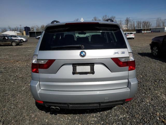 WBXPC93418WJ22967 - 2008 BMW X3 3.0SI SILVER photo 6