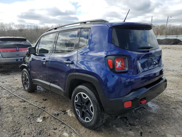 ZACCJBCTXGPD85602 - 2016 JEEP RENEGADE TRAILHAWK BLUE photo 2