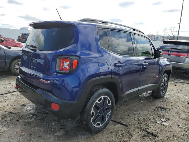 ZACCJBCTXGPD85602 - 2016 JEEP RENEGADE TRAILHAWK BLUE photo 3