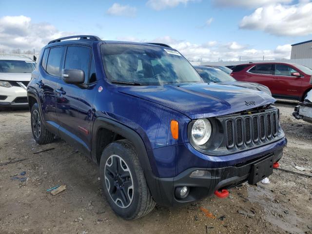 ZACCJBCTXGPD85602 - 2016 JEEP RENEGADE TRAILHAWK BLUE photo 4