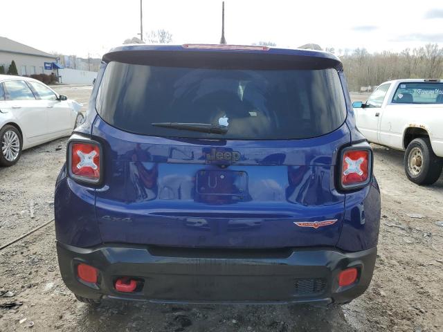 ZACCJBCTXGPD85602 - 2016 JEEP RENEGADE TRAILHAWK BLUE photo 6