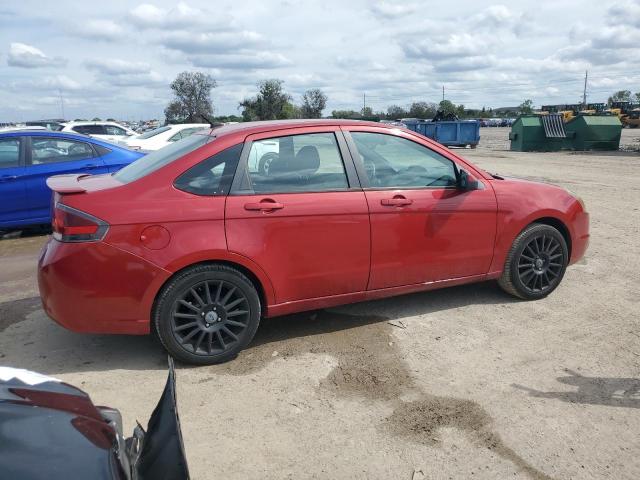 1FAHP3GN4AW158394 - 2010 FORD FOCUS SES RED photo 3
