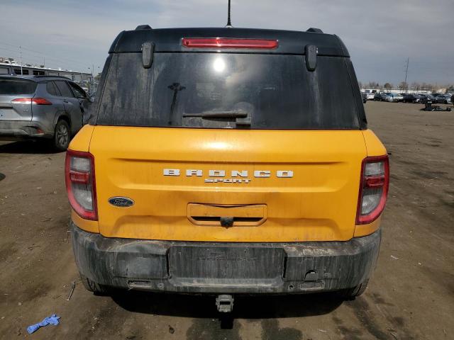 3FMCR9C61NRD12337 - 2022 FORD BRONCO SPO OUTER BANKS YELLOW photo 6