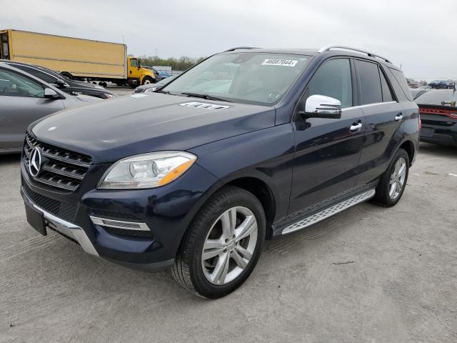 4JGDA5HB9EA355988 - 2014 MERCEDES-BENZ ML 350 4MATIC BLUE photo 1