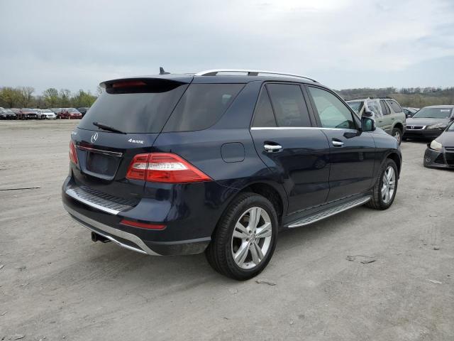 4JGDA5HB9EA355988 - 2014 MERCEDES-BENZ ML 350 4MATIC BLUE photo 3