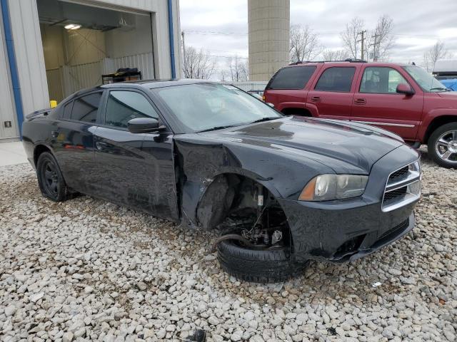 2C3CDXBG2DH654170 - 2013 DODGE CHARGER SE BLACK photo 4