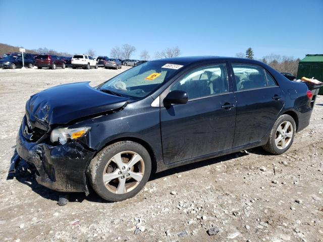 2T1BU4EE4CC815336 - 2012 TOYOTA COROLLA BASE BLACK photo 1