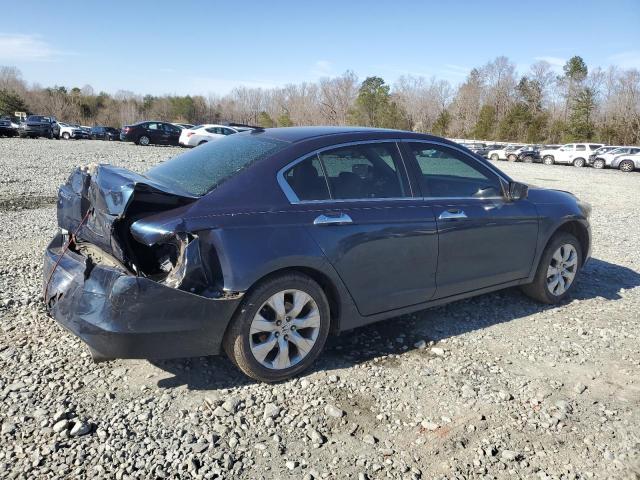 5KBCP3F82AB007270 - 2010 HONDA ACCORD EXL BLUE photo 3