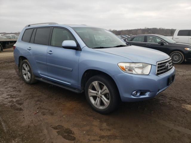 JTEES43A282005823 - 2008 TOYOTA HIGHLANDER SPORT BLUE photo 4