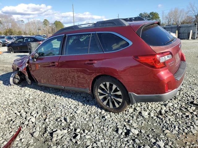 4S4BSBLC5F3266881 - 2015 SUBARU OUTBACK 2.5I LIMITED RED photo 2