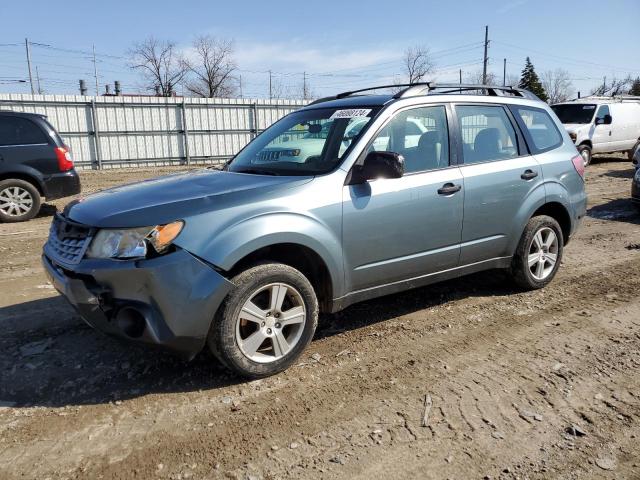 JF2SHABC4BH775650 - 2011 SUBARU FORESTER 2.5X BLUE photo 1