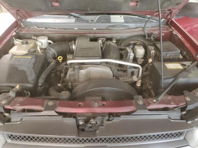 1GNDT13S872236073 - 2007 CHEVROLET TRAILBLAZE LS BURGUNDY photo 11