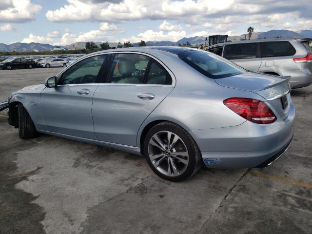 55SWF4HB2HU227658 - 2017 MERCEDES-BENZ C 350E SILVER photo 2