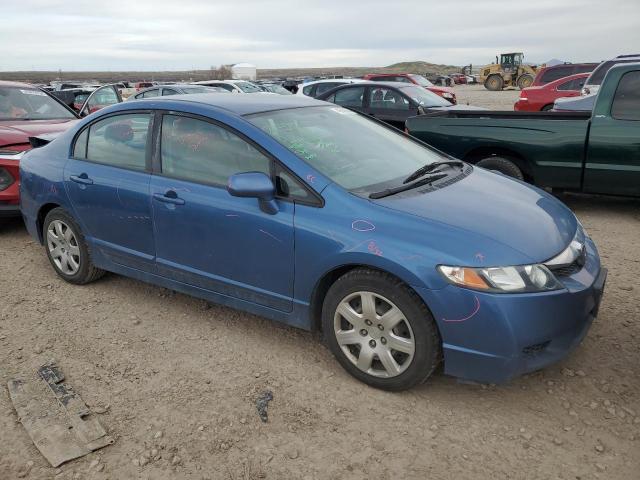 19XFA1F53AE023328 - 2010 HONDA CIVIC LX BLUE photo 4