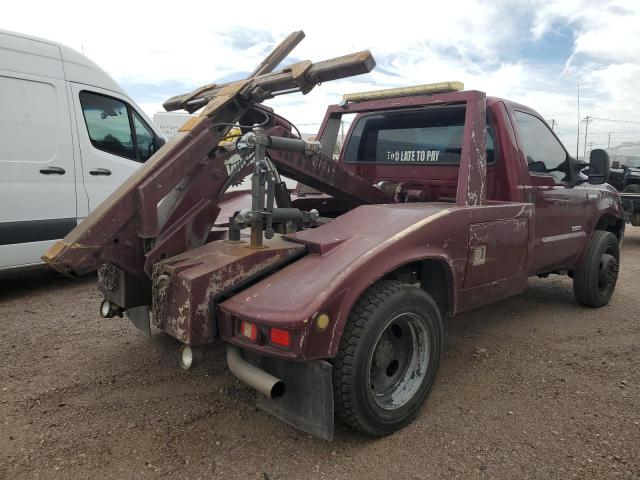 1FDXF46P45EC66037 - 2005 FORD F450 SUPER DUTY BURGUNDY photo 3