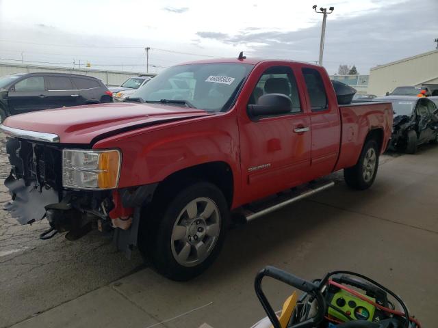 1GTSKVE3XAZ178725 - 2010 GMC SIERRA K1500 SLE RED photo 1