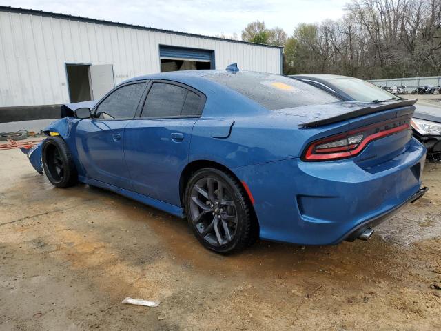 2C3CDXHG4NH227792 - 2022 DODGE CHARGER GT BLUE photo 2