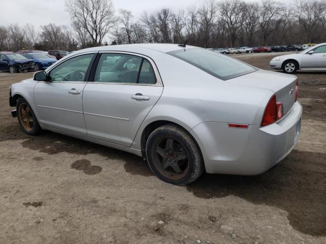 1G1ZC5EB5AF206136 - 2010 CHEVROLET MALIBU 1LT SILVER photo 2