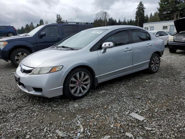 2HGFA1F95AH502570 - 2010 HONDA CIVIC EXL ნაცრისფერი ფოტო 1