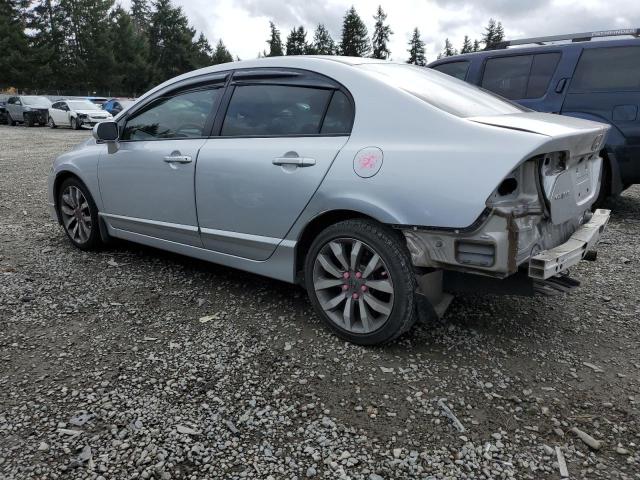 2HGFA1F95AH502570 - 2010 HONDA CIVIC EXL ნაცრისფერი ფოტო 2