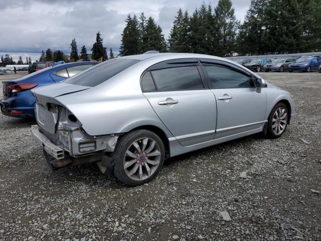 2HGFA1F95AH502570 - 2010 HONDA CIVIC EXL ნაცრისფერი ფოტო 3