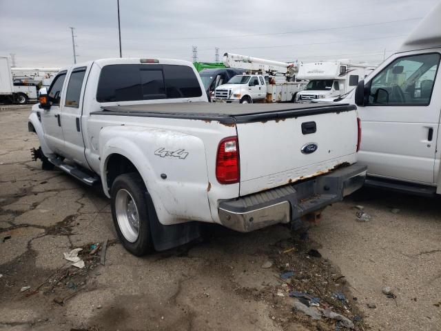 1FTXW43R58ED29323 - 2008 FORD F450 SUPER DUTY WHITE photo 2